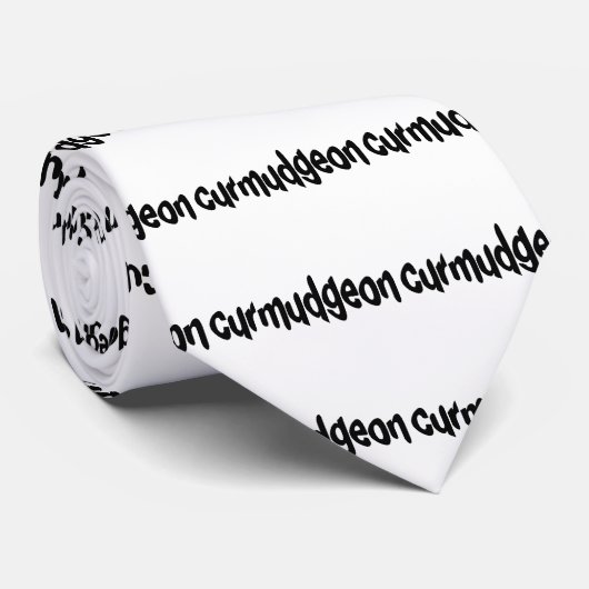 Curmudgeon Krawatte (Gerollt)