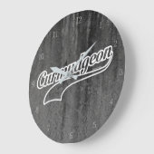 Curmudgeon Large Clock Große Wanduhr (Winkel)