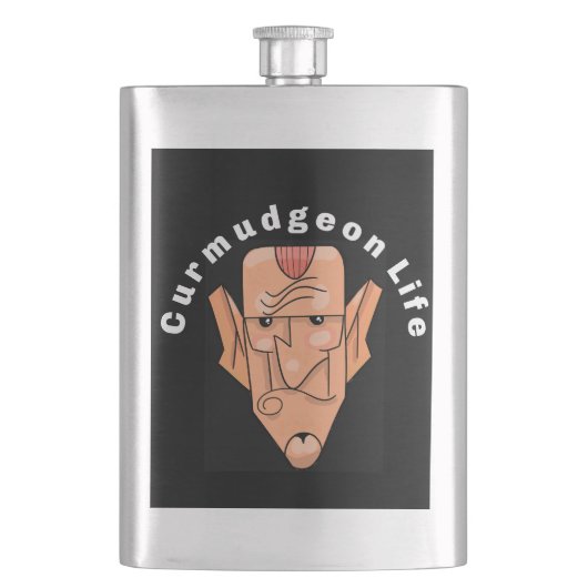 Curmudgeon Life Flachmann (Vorderseite)