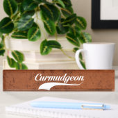 Curmudgeon Namensplakette