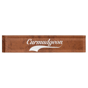 Curmudgeon Namensplakette