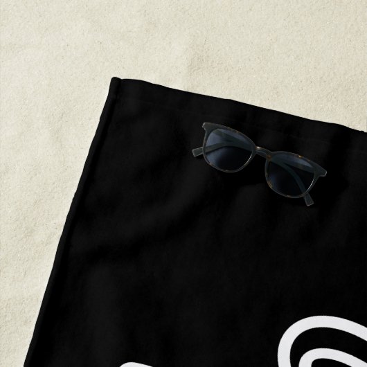 Curmudgeon Strandtuch (Beispiel)