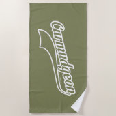 Curmudgeon Strandtuch (Vorderseite)