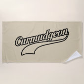 Curmudgeon Strandtuch (Vorderseite)