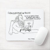 Curmudgeophan auf Blogging Mousepad (Mit Mouse)