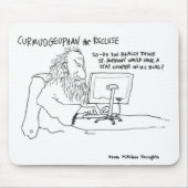 Curmudgeophan auf Blogging Mousepad (Vorne)
