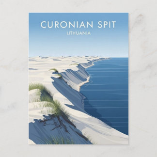 Curonian Spit Lithuania Travel Postkarte