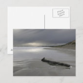 Curraclostrand im Winter Postkarte (Vorne/Hinten)