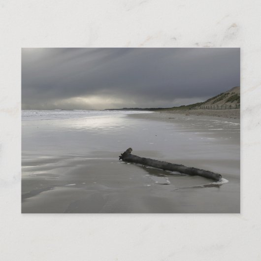 Curraclostrand im Winter Postkarte (Vorderseite)