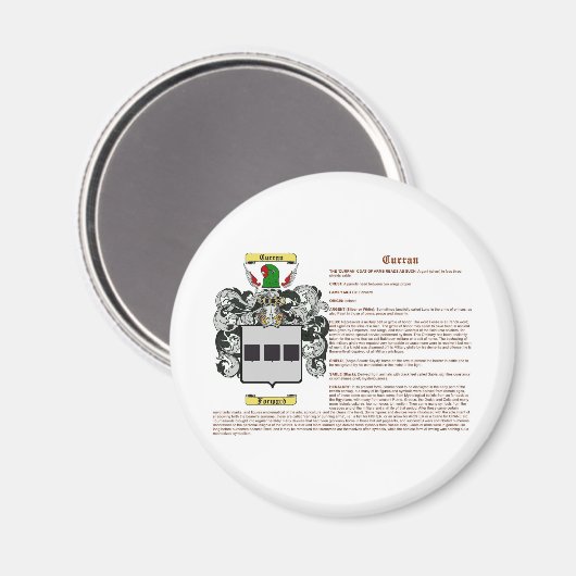 Curran (Bedeutung) Magnet (Vorderseite/Rückseite)