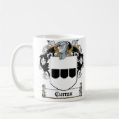 Curran Familienwappen Kaffeetasse (Links)