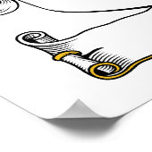 Curran-Familienwappen Poster (Ecke)