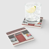 Currans, Currans Dingle, Irish Pubs, Irish Steinuntersetzer (Seitenansicht)