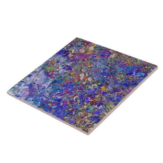 Currant-Blätter Tree Art Keramik Tile Fliese (Seite)