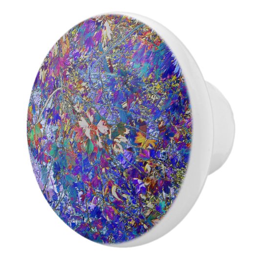 Currant-Blätter Tree Art Keramik Tile Knob Keramikknauf (Rechts)