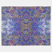 Currant Blätter Tree Art Meditation Fleece Blanket (Vorderseite (Horizontal))