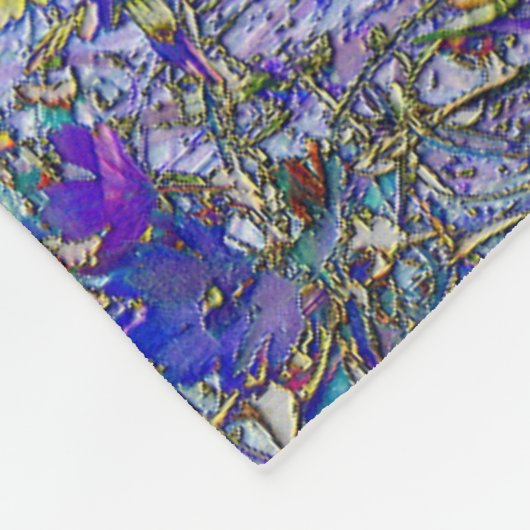 Currant Blätter Tree Art Meditation Fleece Blanket (Ecke)