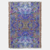 Currant-Blätter Tree Art Meditation Throw Blanket Decke (Vorderseite Vertikal)