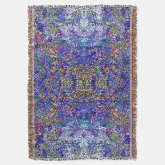 Currant-Blätter Tree Art Meditation Throw Blanket Decke (Vorderseite Vertikal)