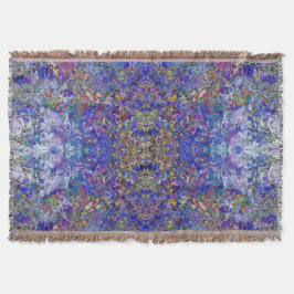 Currant-Blätter Tree Art Meditation Throw Blanket Decke