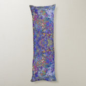 Currant Blätter Tree Art Meditative Body Pillow Seitenschläferkissen (Rückseite (Vertikal))