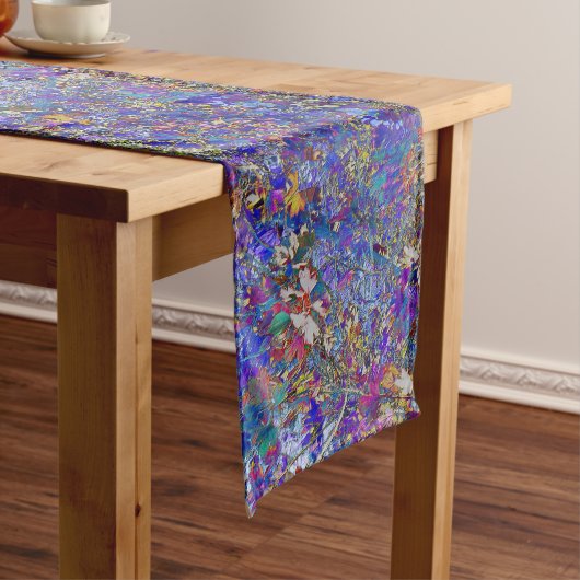 Currant-Blätter Tree Art Meditative Table Runner Großer Tischläufer (Beispiel)