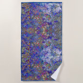 Currant Blätter Tree Art Personalisiert Beach Hand Strandtuch (Vorderseite)