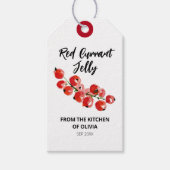 Currant Jelly Label Geschenkstempel Geschenkanhänger (Vorderseite)