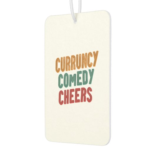 Currency Comedy Cheers Autolufterfrischer (Links)