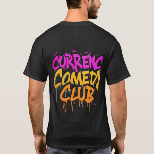 Currency Comedy Club T - Shirt (Rückseite)