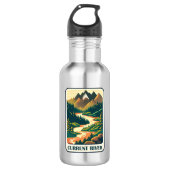 Current River Missouri Colors Edelstahlflasche (Vorderseite)