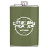 Current River Missouri Kayaking Flachmann (Vorderseite)