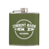 Current River Missouri Kayaking Flachmann (Vorderseite)
