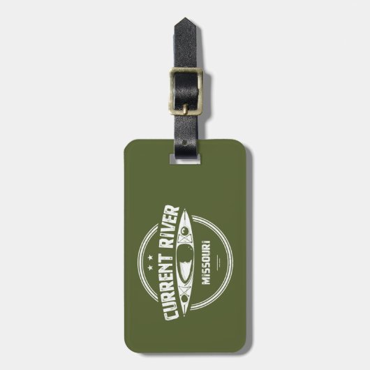Current River Missouri Kayaking Gepäckanhänger (Vorderseite vertikal)