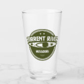 Current River Missouri Kayaking Glas (Vorderseite)