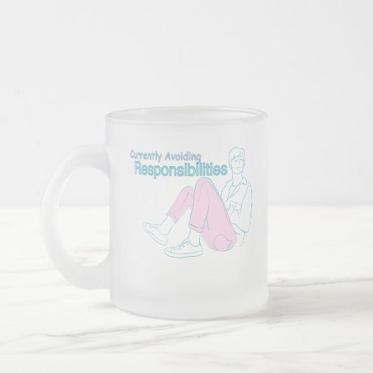 Currently Avoiding Responsibilities | Funny Minima Mattglastasse (Links)