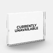 Currently Unavailable Funny Minimalist Desk Sign Fotoblock (Links)