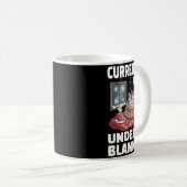 Currently Under A Blanket Cat Cute Lazy Cat Lover Kaffeetasse (VorderseiteRechts)