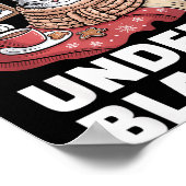 Currently Under A Blanket Cat Cute Lazy Cat Lover Poster (Ecke)