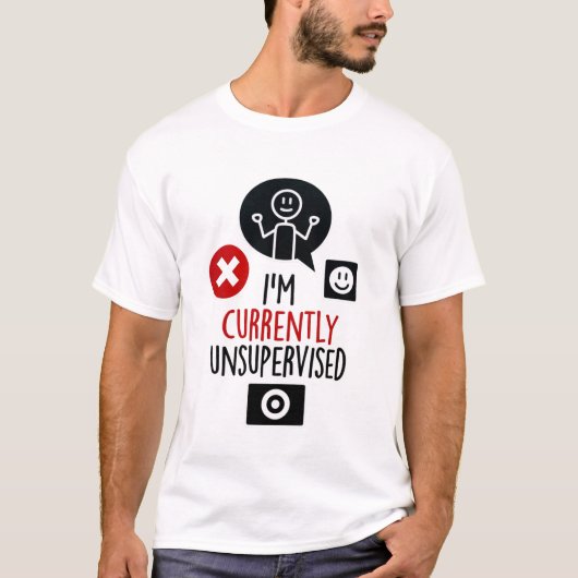 Currently Unsupervised Mens T-shirt (Vorderseite)