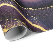 Currents of translucent hues, snaking metallic swi geschenkpapier (Rolleneckpunkt)