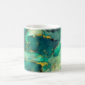 Currents of translucent hues, snaking metallic swi kaffeetasse (Mittel)