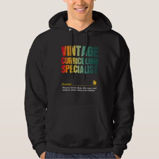 Curriculum Specialist Appreciation Week Back to Sc Hoodie