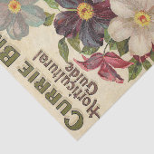 Currie Bros Garticultural Guide, 1899 Vintag Seidenpapier (Ausschnitt)