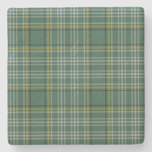 Currie Clantartan-karierter SteinUntersetzer (Vorderseite)