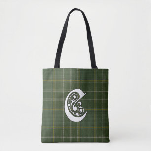 Currie Clantartan-Monogramm Tasche