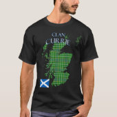 Currie Scottish Clan Tartan Scotland T-Shirt (Vorderseite)