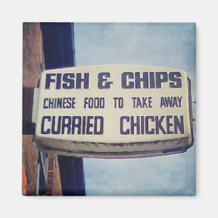 Curried Chicken - Radcliffe Take away Magnet