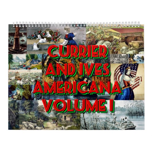 Currier & Ives Americana Band 1 Kalender (Titelbild)