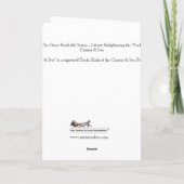 Currier & Ives - Grußkarte - Freiheitsstatue Karte (Rückseite)